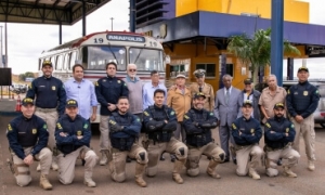 Homenagem aos veteranos pelos 65 anos da PRF-GO