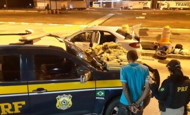 Após perseguição, PRF prende traficante na BR-116, em Vitória da Conquista (BA)