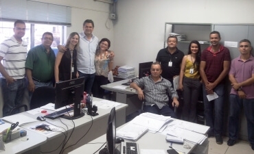 Diretores do SinPRF/GO se reúnem com servidores administrativos na sede da 1ª SRPRF/GO