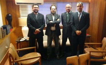 Diretores do SinPRF-GO vão a Brasília visitar deputados federais goianos
