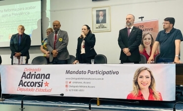 SinPRF-GO participa de Audiência Pública contra a Reforma da Previdência