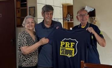 SINPRFGO visita ex-superintendente Romeu Leite do Prado