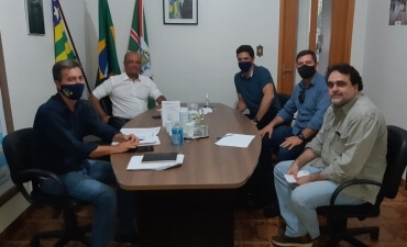 Visita da diretoria do SinPRF-GO ao Deputado Federal Major Vítor Hugo - Emenda RJP